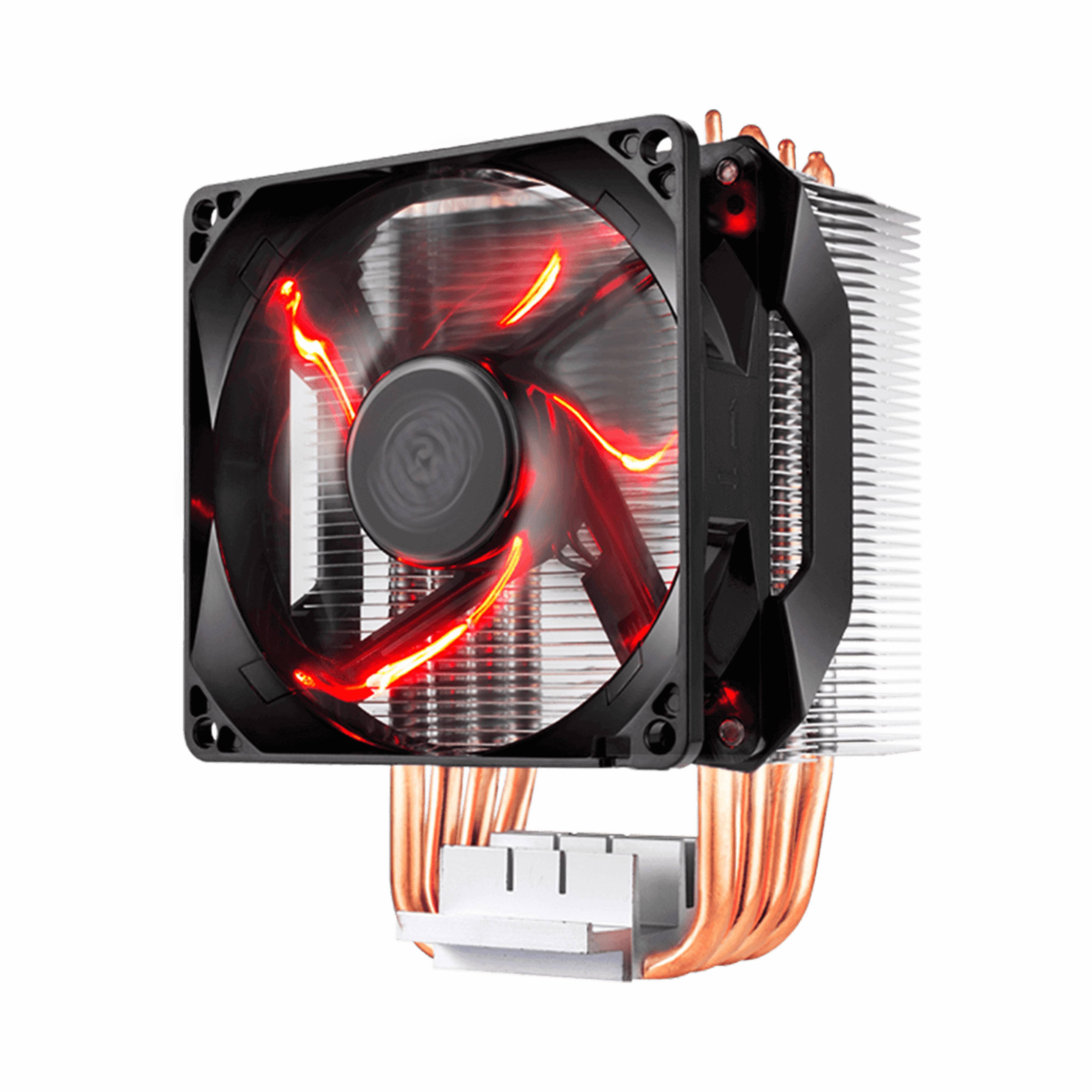 Cooler Master Hyper H410 Compact Air Tower 92mm Red LED Fan 4 Heat Pipes